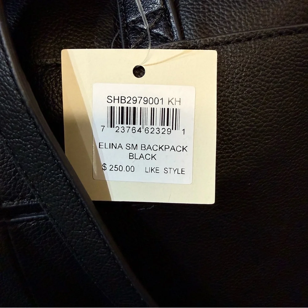 Fossil Black Leather Women's Backpack